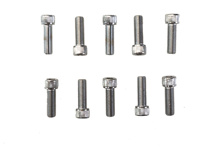 Allen Socket Cap Bolt Knurled Chrome 5/16 X 1