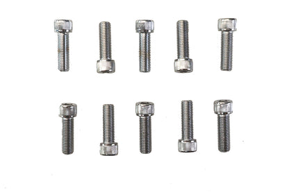 Allen Socket Cap Bolt Knurled Chrome 5/16 X 1