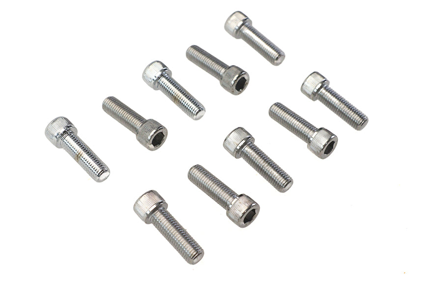 Allen Socket Cap Bolt Knurled Chrome 5/16 X 1