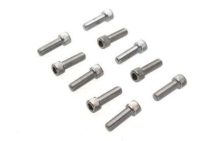 Allen Socket Cap Bolt Knurled Chrome 5/16 X 1
