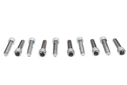 Allen Socket Cap Bolt Knurled Chrome 3/8 X 1-1/2