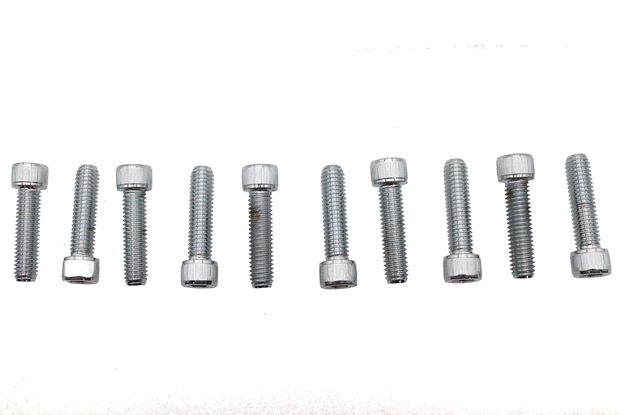 Allen Socket Cap Bolt Knurled Chrome 3/8 X 1-1/2