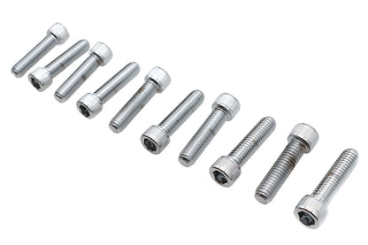 Allen Socket Cap Bolt Knurled Chrome 3/8 X 1-1/2