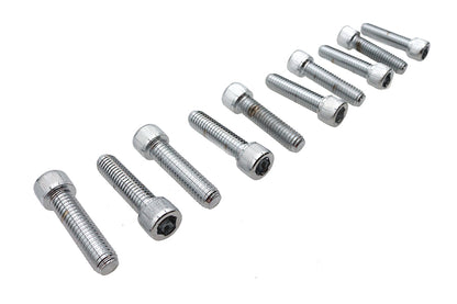 Allen Socket Cap Bolt Knurled Chrome 3/8 X 1-1/2