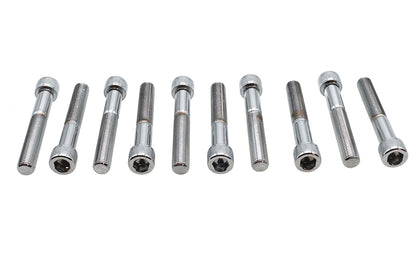 Allen Socket Cap Bolt Knurled Chrome 3/8 X 2-1/2