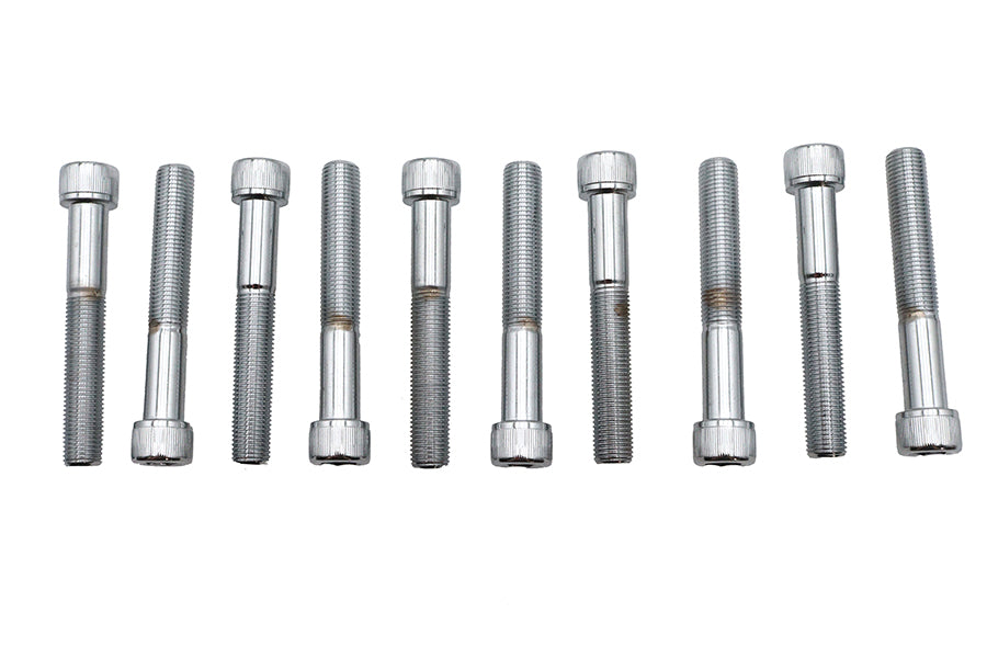 Allen Socket Cap Bolt Knurled Chrome 3/8 X 2-1/2