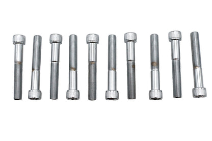Allen Socket Cap Bolt Knurled Chrome 3/8 X 2-1/2