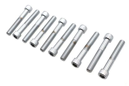 Allen Socket Cap Bolt Knurled Chrome 3/8 X 2-1/2