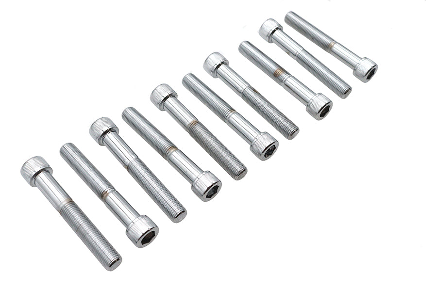 Allen Socket Cap Bolt Knurled Chrome 3/8 X 2-1/2