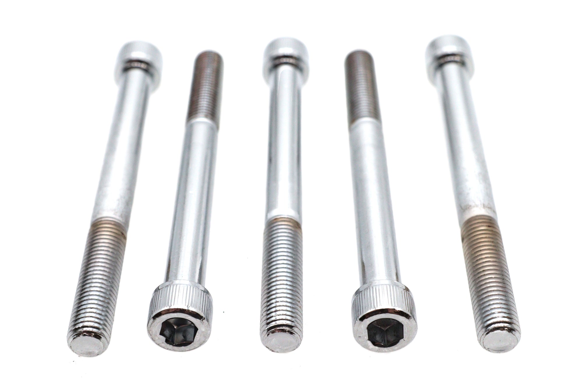 Allen Socket Cap Bolt Knurled Chrome 5/16 x 3-1/4