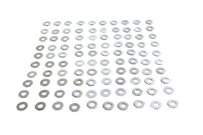 Chrome Flat Washers 1/4 Inner Diameter