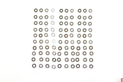 Chrome Flat Washers 1/4 Inner Diameter