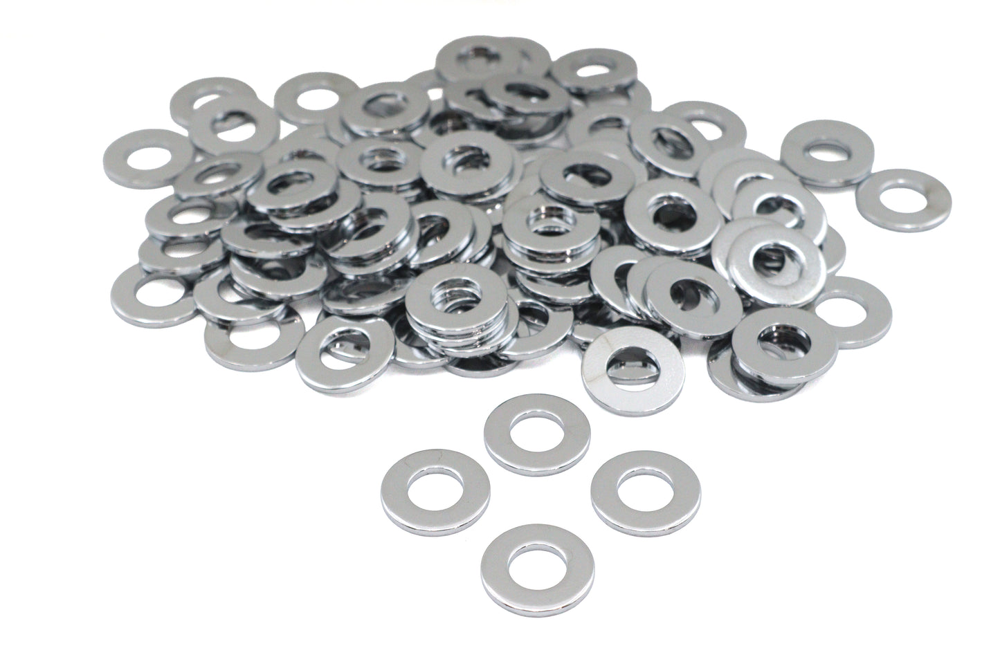 Chrome Flat Washers 5/16 Inner Diameter