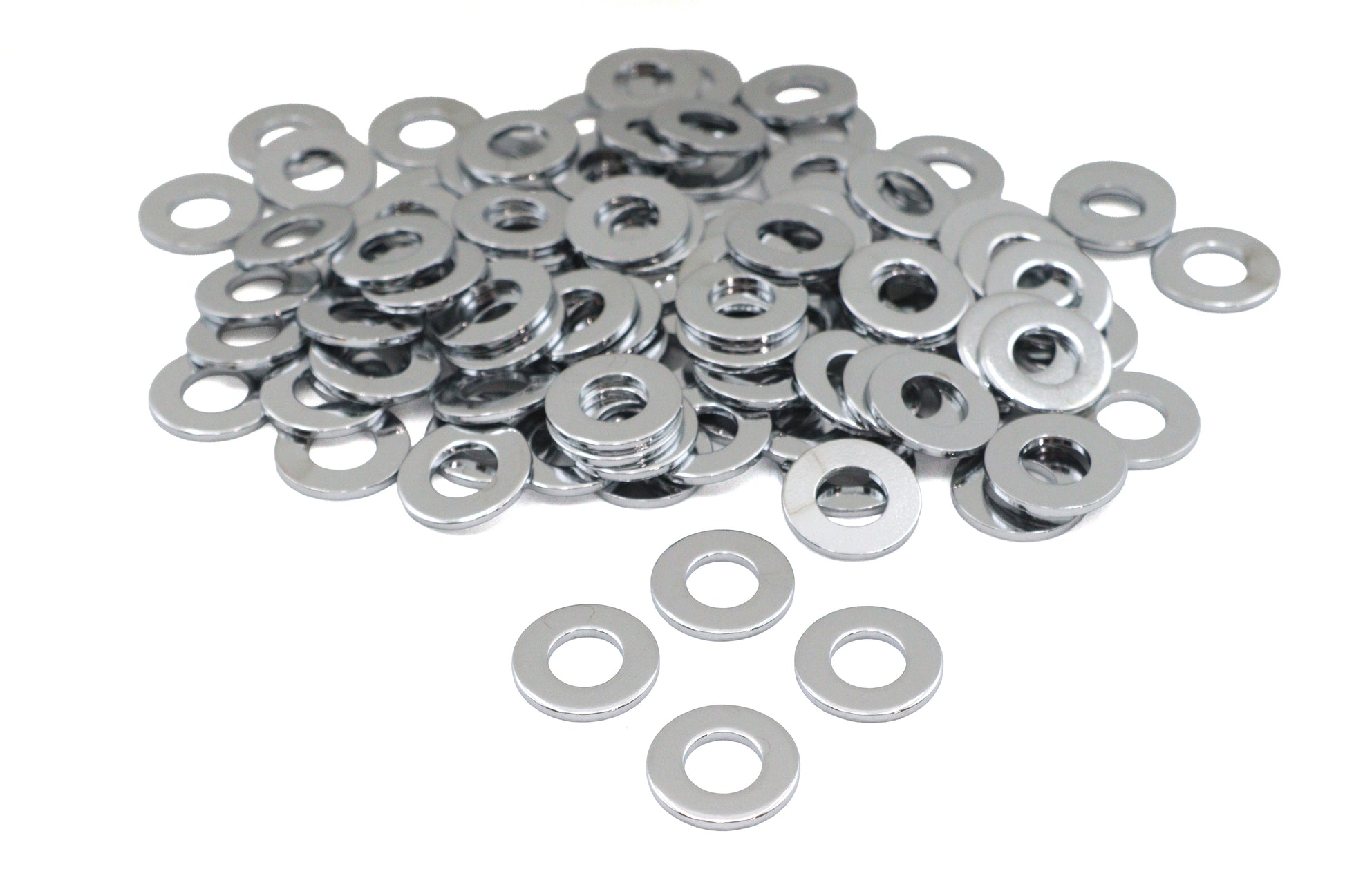 Chrome Flat Washers 5/16 Inner Diameter