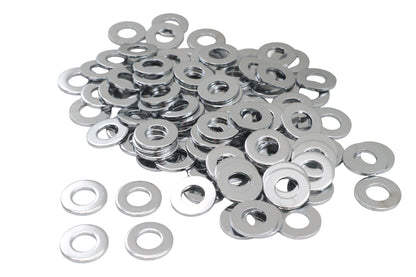 Chrome Flat Washers 5/16 Inner Diameter