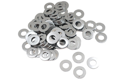 Chrome Flat Washers 3/8 Inner Diameter