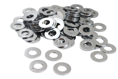 Chrome Flat Washers 3/8 Inner Diameter