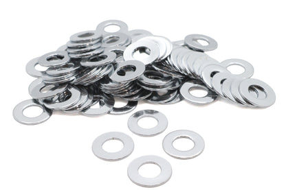 Chrome Flat Washers 7/16 Inner Diameter