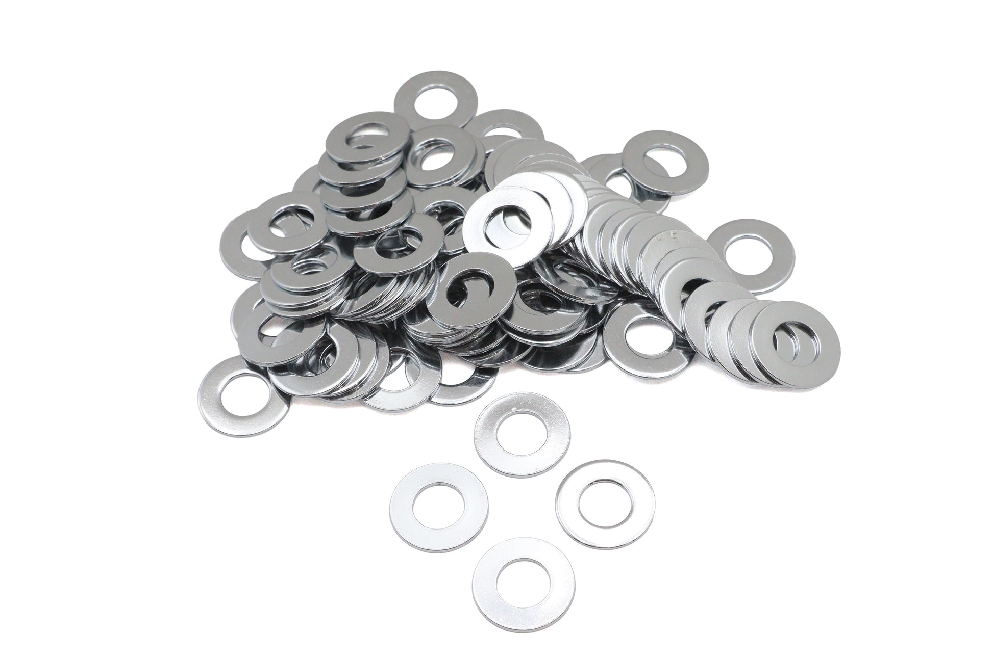 Chrome Flat Washers 7/16 Inner Diameter