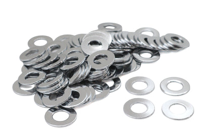 Chrome Flat Washers 7/16 Inner Diameter