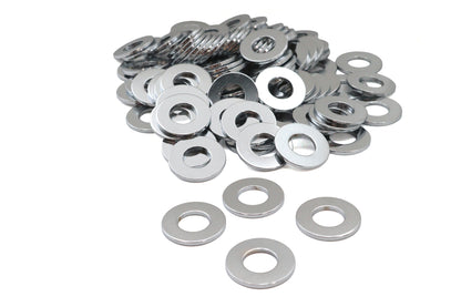 Chrome Flat Washers 1/2 Inner Diameter