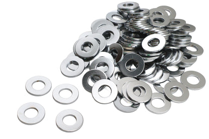 Chrome Flat Washers 1/2 Inner Diameter