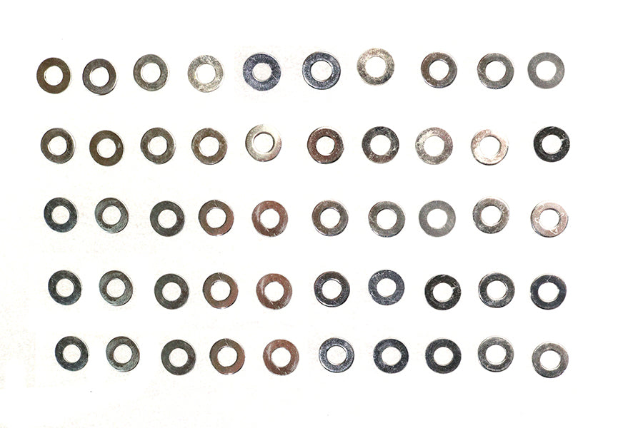 Chrome Flat Washers 5/16 X 5/8