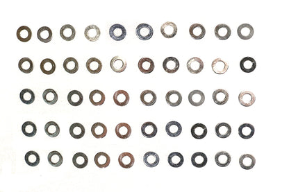 Chrome Flat Washers 5/16 X 5/8