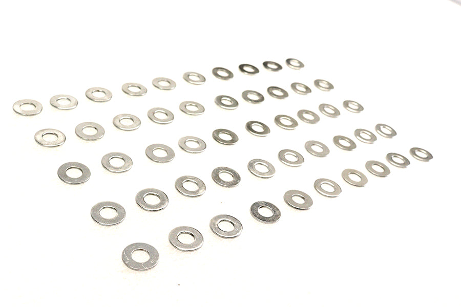 Chrome Flat Washers 5/16 X 5/8