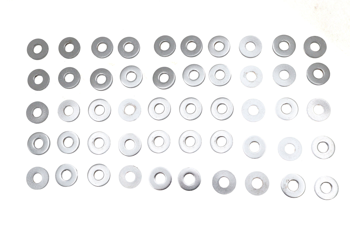 Chrome Flat Washers 1/4