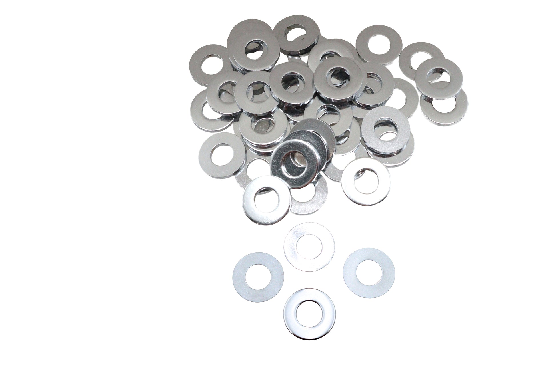 Chrome Flat Washers 3/8