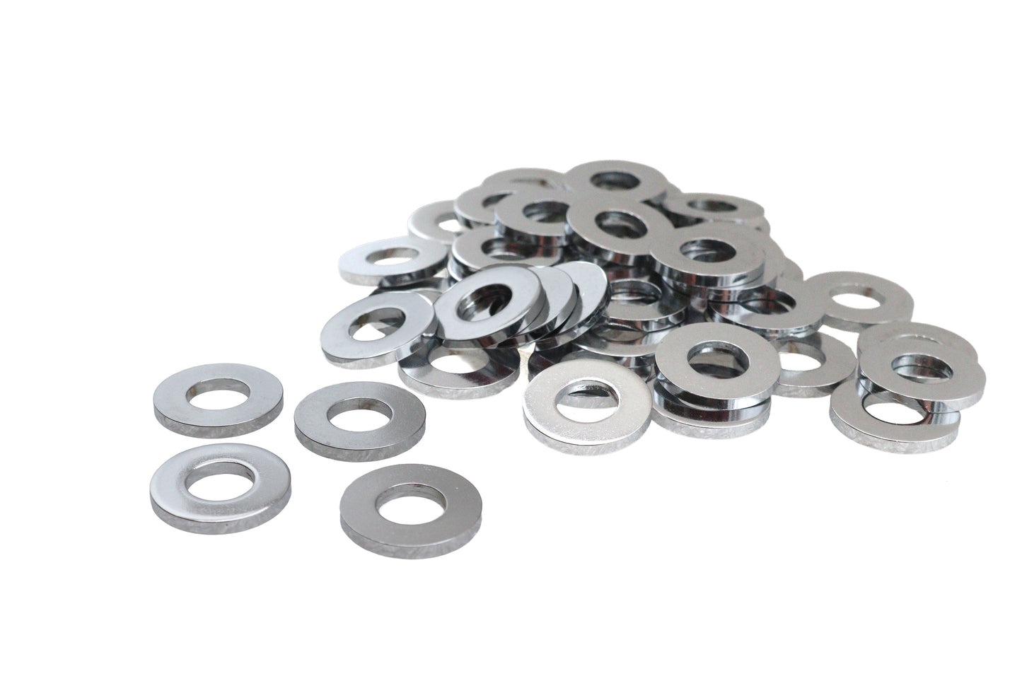 Chrome Flat Washers 3/8