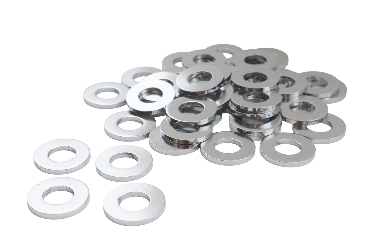 Chrome Flat Washers 7/16