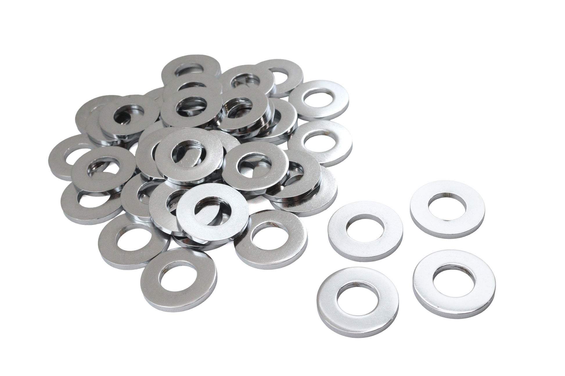 Chrome Flat Washers 7/16