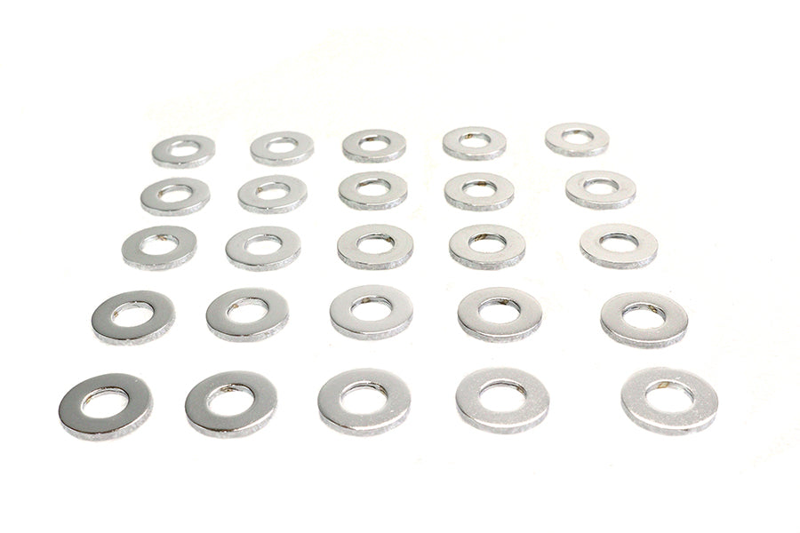 Chrome Flat Washers 1/2