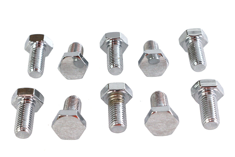 Hex Cap Bolts Chrome 5/16 x 5/8