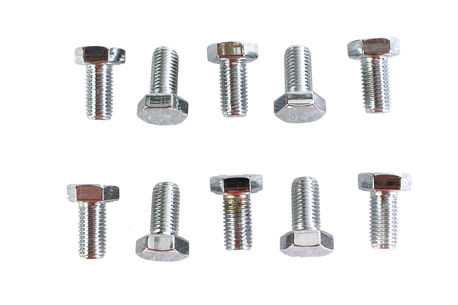 Hex Cap Bolts Chrome 5/16 x 5/8