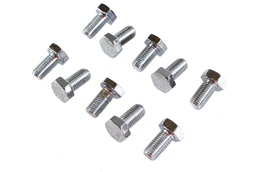 Hex Cap Bolts Chrome 5/16 x 5/8