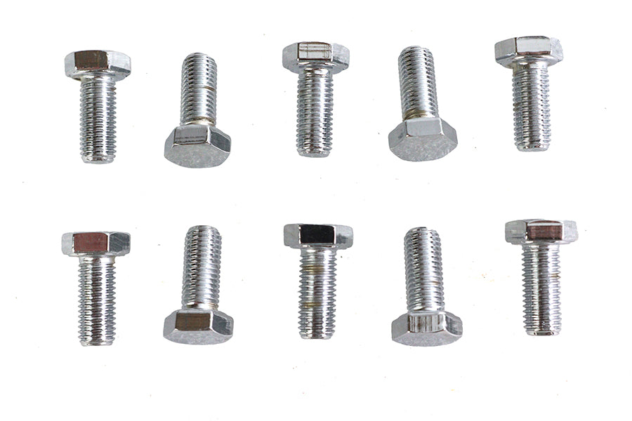 Hex Cap Bolts Chrome 5/16 x 3/4