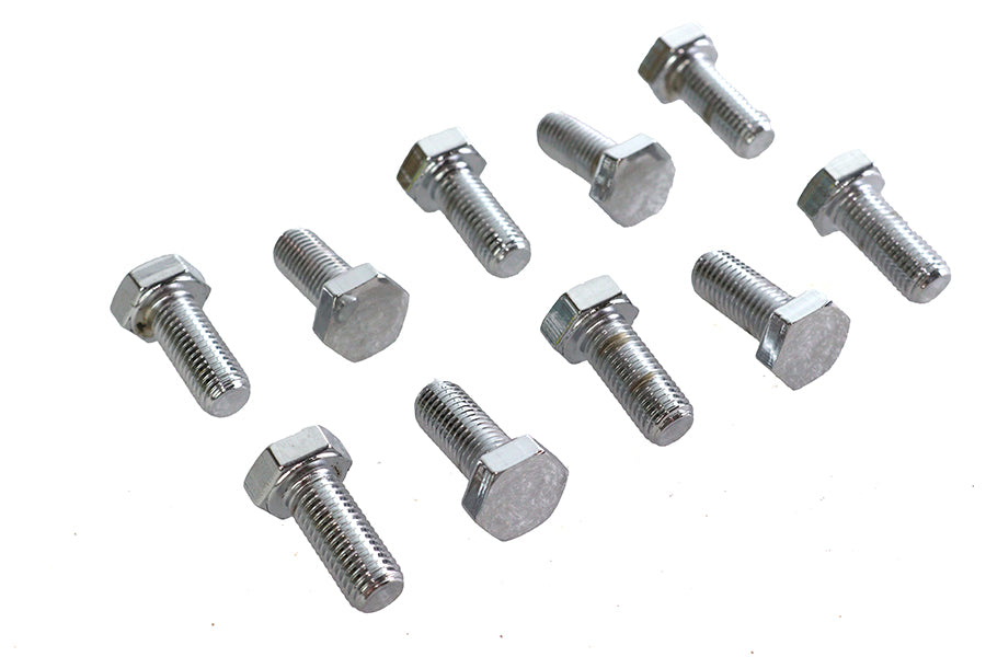 Hex Cap Bolts Chrome 5/16 x 3/4