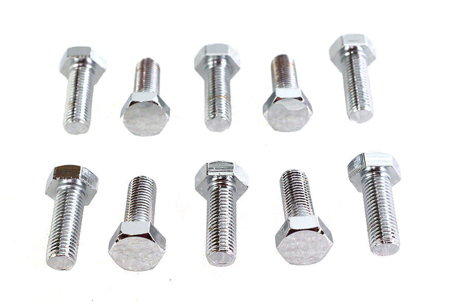 Hex Cap Bolts Chrome 5/16 x 7/8