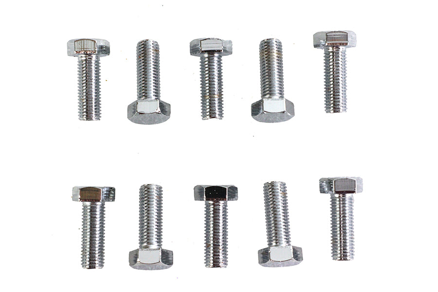 Hex Cap Bolts Chrome 5/16 x 7/8