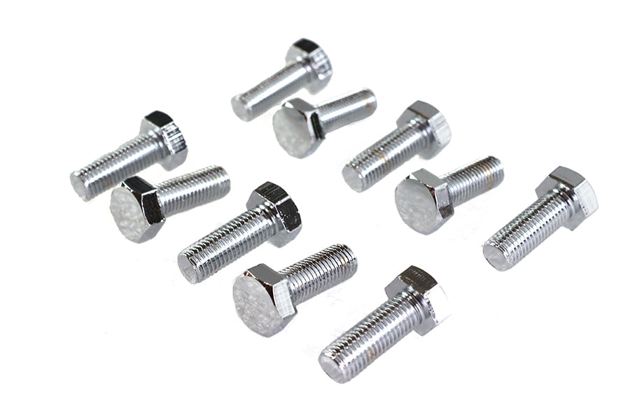 Hex Cap Bolts Chrome 5/16 x 7/8