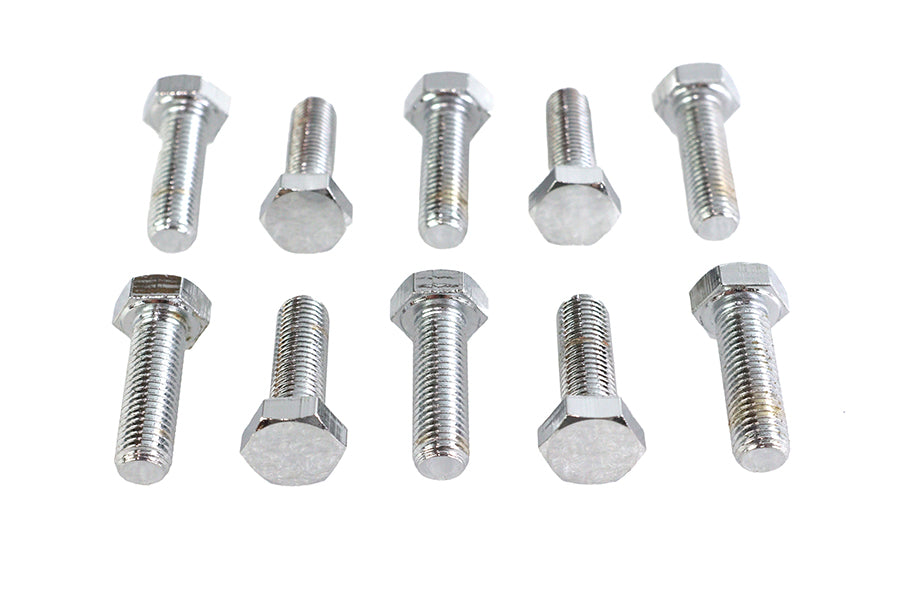 Hex Cap Bolts Chrome 5/16 x 1