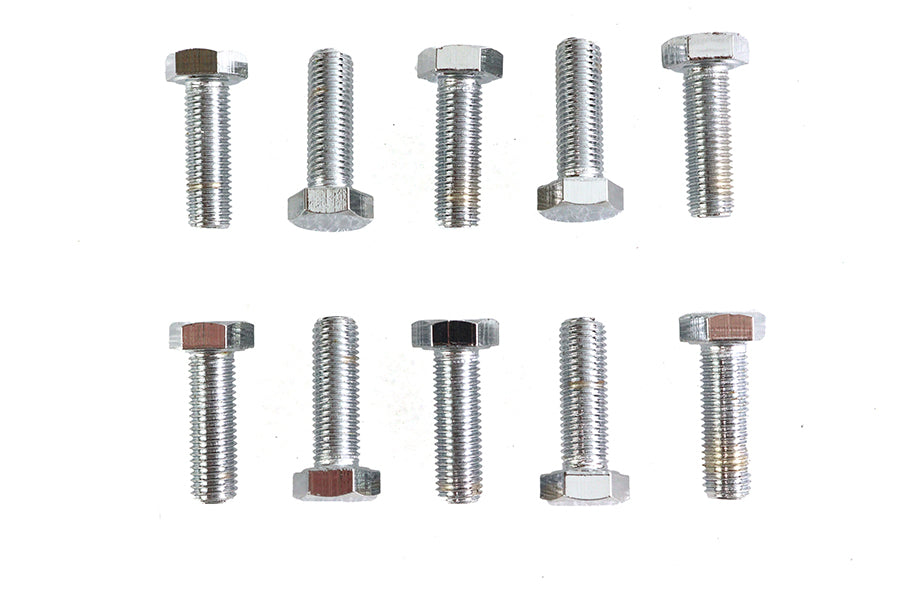 Hex Cap Bolts Chrome 5/16 x 1