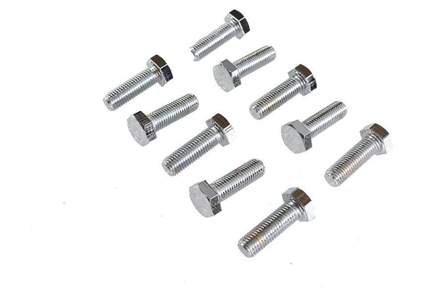 Hex Cap Bolts Chrome 5/16 x 1