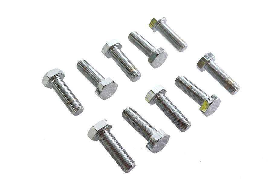 Hex Cap Bolts Chrome 5/16 x 1