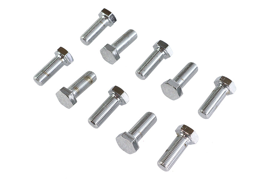 Hex Cap Bolts Chrome 3/8 x 1