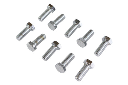 Hex Cap Bolts Chrome 3/8 x 1