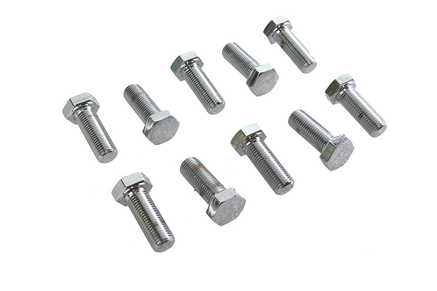 Hex Cap Bolts Chrome 3/8 x 1